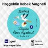 Leylek Temalı Yuvarlak Kesim Magnetler