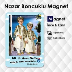 Nazar Boncuklu Sünnet Magnet