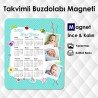 Erkek Bebekler İçin Resimli Magnet Takvimi