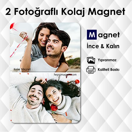 2 Resimli Kolajlı Magnet Kod:kolaj7