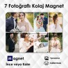 8 Resimli Kolajlı Magnet