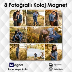 8' li Kolajlı FotoMagnet