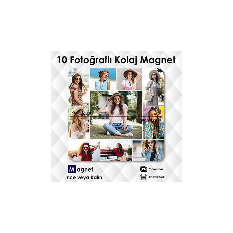 10' lu Kolajlı Magnet