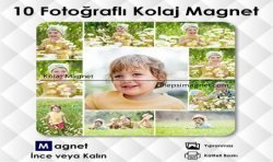 10 Fotoğrafdan Kolaj Magnet