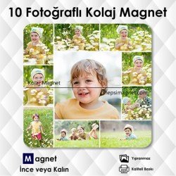 10 Fotoğrafdan Kolaj Magnet