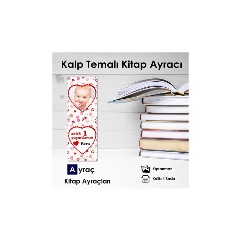 Kalpli Hediyelik Kitap Ayracı