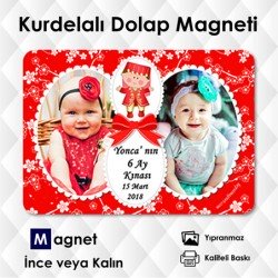 Bebeğiniz İçin 6 Ay Kınası Magnet Modeli