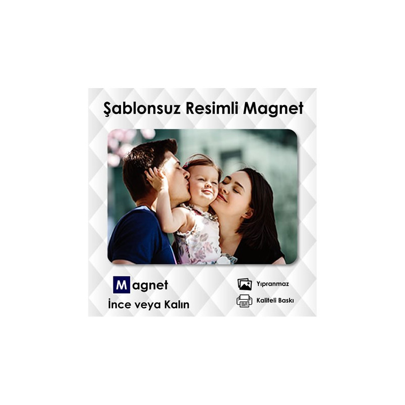 Fotoğraflarınızdan Şablonsuz Magnet