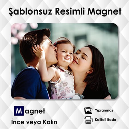 Fotoğraflarınızdan Şablonsuz Magnet