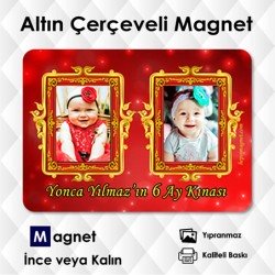 6 Ay Kınası Partisi İçin Magnet