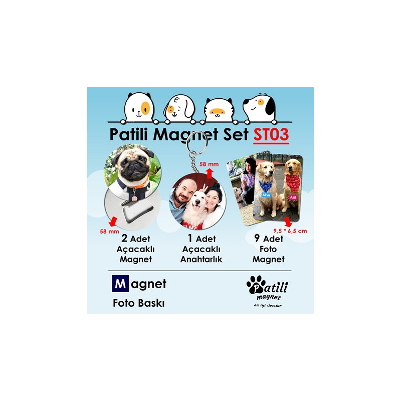 Patili Magnet Set ST03