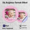 Kız Bebekler İçin Diş Buğdayı Etiketi