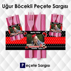 Uğur Böcekli Peçete Sargısı