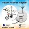 Bisiklet Tasarımlı Magnetli Açacak