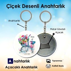 Bisiklet Temalı Anahtarlık