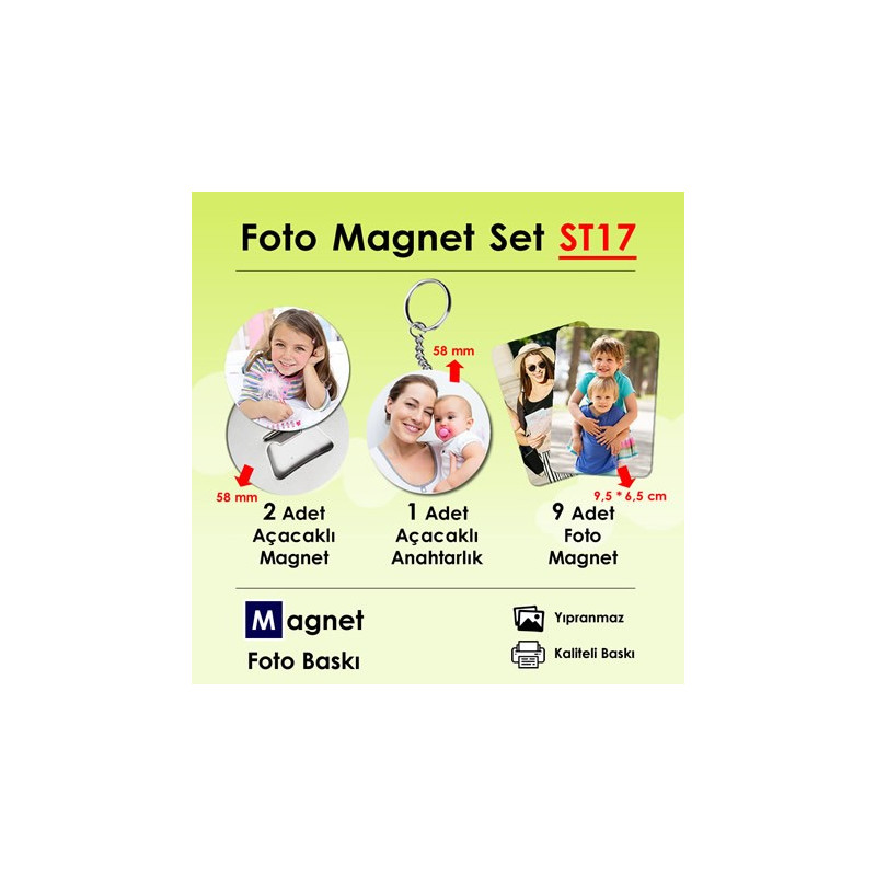 Resimli Magnet Seti SET17