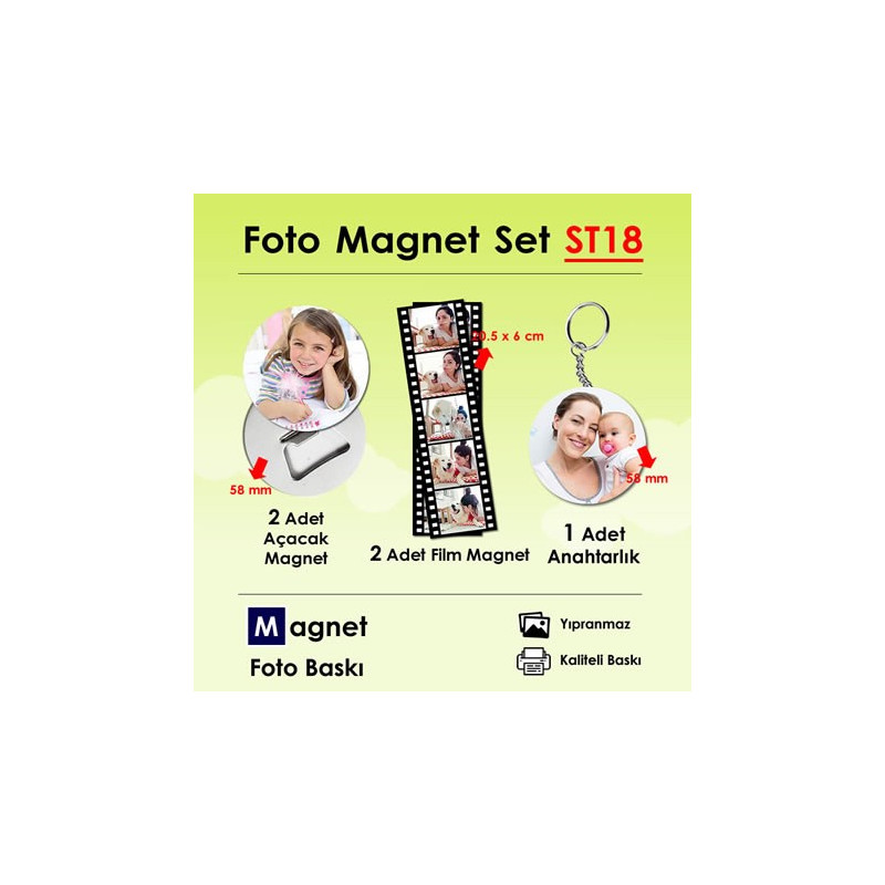 Resimli Magnet Seti SET18