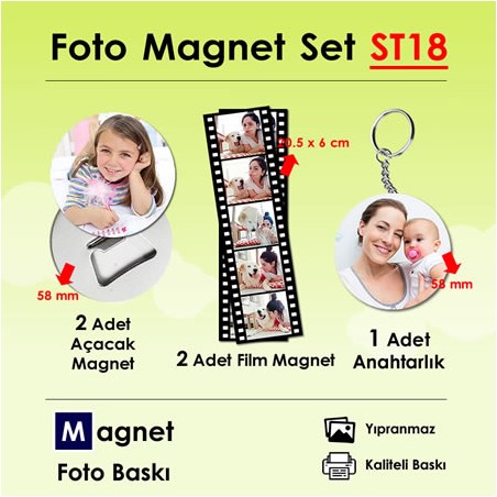 Resimli Magnet Seti SET18