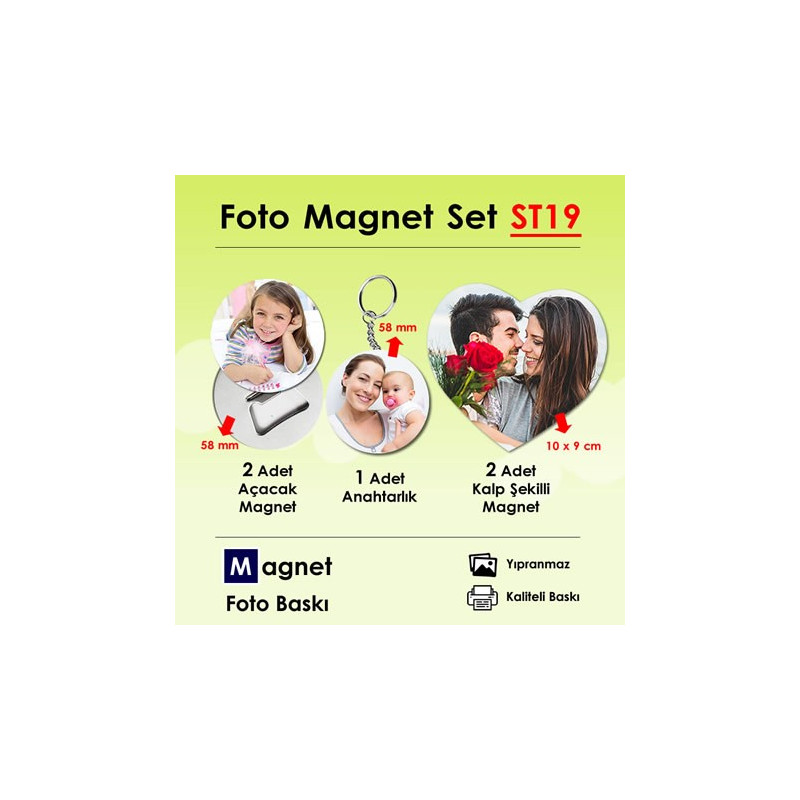 Resimli Magnet Seti SET19