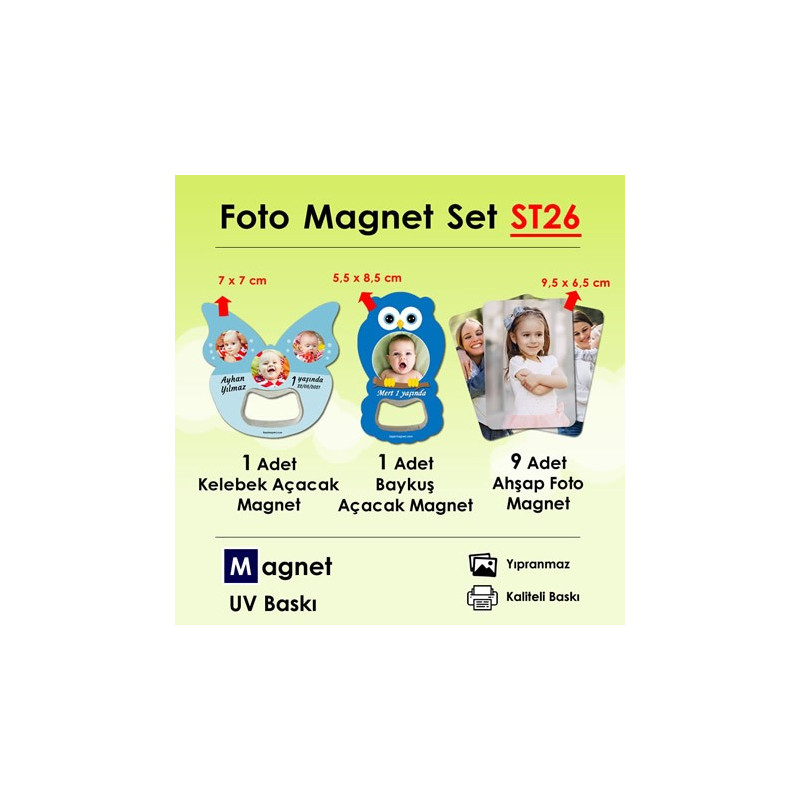 Resimli Magnet Seti SET26