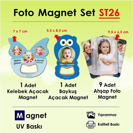 Resimli Magnet Seti SET26 Resimli Magnet Seti SET26