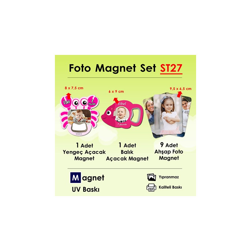Resimli Magnet Seti SET27