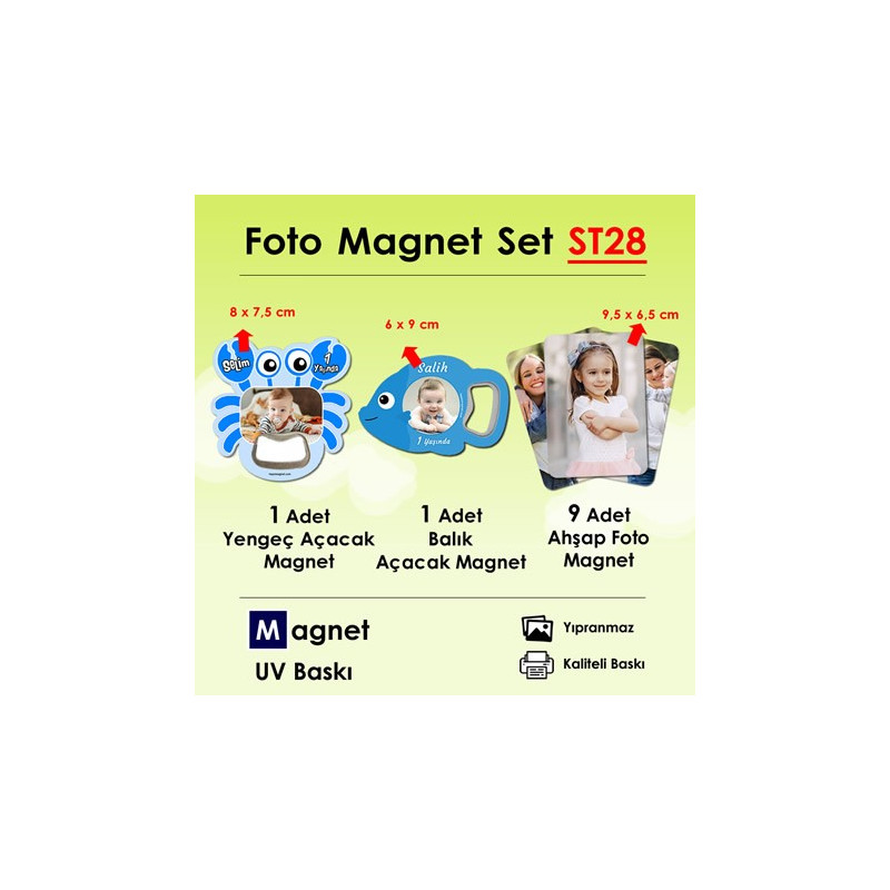 Resimli Magnet Seti SET28