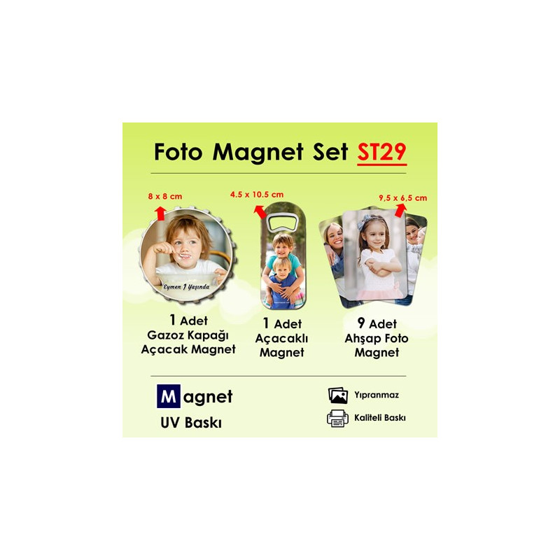 Resimli Magnet Seti SET29