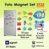 Resimli Magnet ve Ahşap Hayvanlar Seti SET33