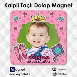 Kız Bebek Fotolu Magnet