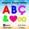 Magnetli Ahşap Harfler