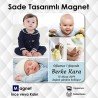 Erkek Bebek Doğum Günü Magnet