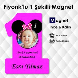 Fiyonk Temalı 1 Şeklinde Magnet