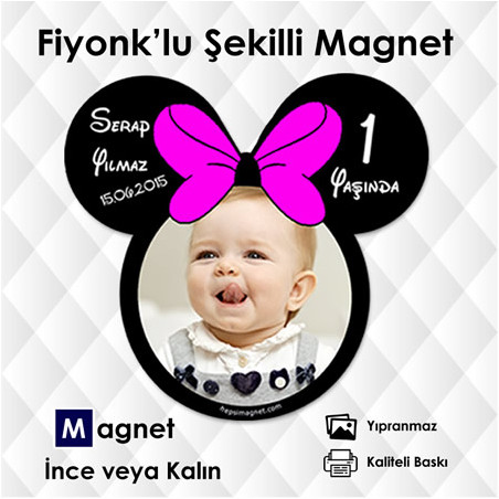 Kurdelalı Fiyonk'lu Magnet