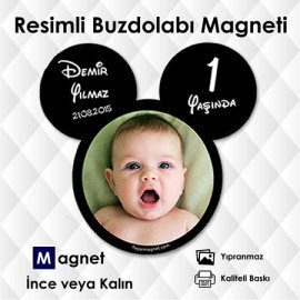 Resimli Erkek Bebek ve...