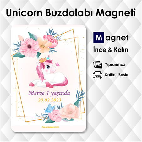 Unicorn 1 Yaş Doğum Günü Konsepti