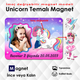 Unicorn Temalı Doğum Günü Konsepti