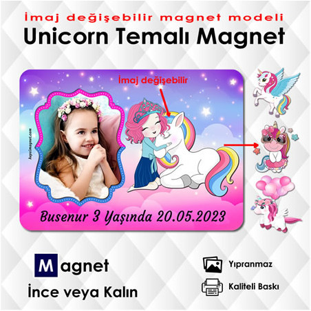 Unicorn Temalı Doğum Günü Konsepti