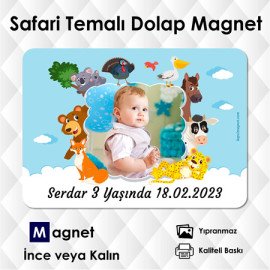 Doğum Günü Safari Magnet