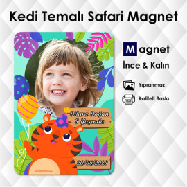 Kedili Safari Konseptli Magnet