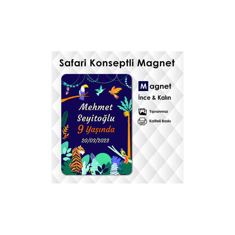 Safari Konsepti Magnet