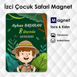 İzci Çocuk Temalı Safarili