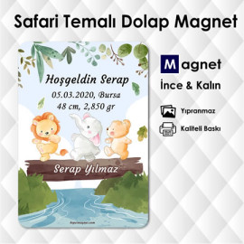 Safari Konsept Hoşgeldin Bebegim Magneti