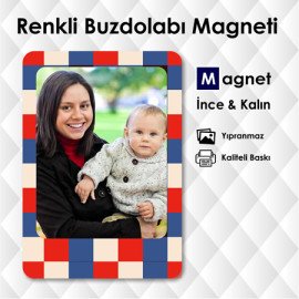 Fotoğraflı Magnet Buzdolabı Süsleri