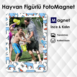 Hayvan Figürlü Resimli Magnetler