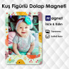 Kuş Figürlü Resimli Magnet Sipariş
