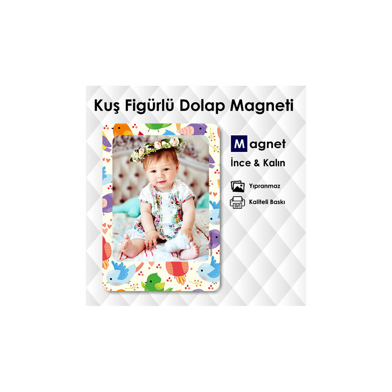 Kişiye Özel Fotoğraftan Magnet