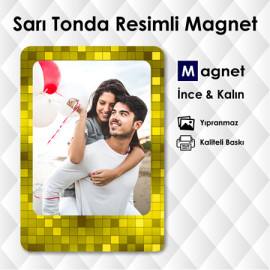 Sarı Tonda RenkliMagnet