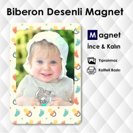 Resimli Biberonlu Magnet