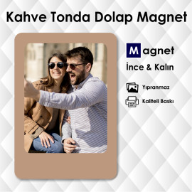 Kahve Tonda Resimli Dolap Süsü Modelleri